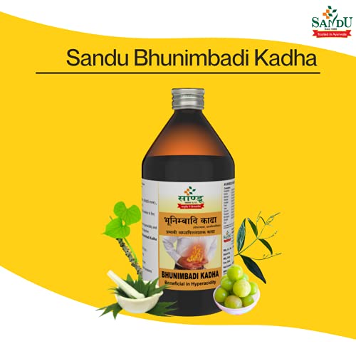 Sandu Bhunimbadi Kadha | Basic Ayurvedic Remedy for Hyperacidity (450 ml) - Image 2