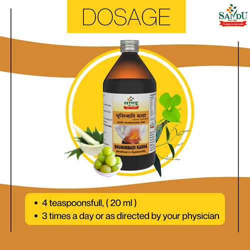 Sandu Bhunimbadi Kadha | Basic Ayurvedic Remedy for Hyperacidity (450 ml) - Image 5