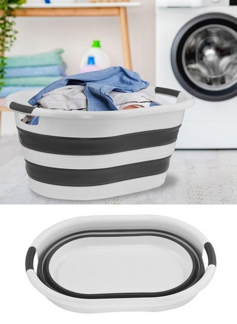 38L Large Foldable Laundry Basket Foldable Space Saving Bathtub Storage Container Clothes Sorting Washing Basket