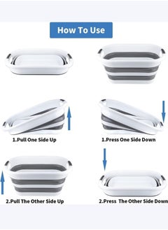 Group Tiger 38L Large Foldable Laundry Basket Foldable Space Saving Bathtub Storage Container Clothes Sorting Washing Basket  - Image 2