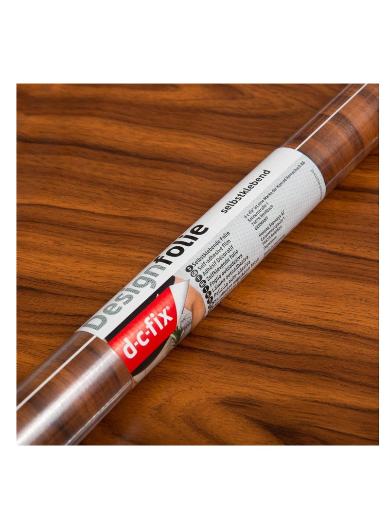 d-c-fix® Adhesive Film, Vinyl, Brown, 200 x 45 cm - Image 1