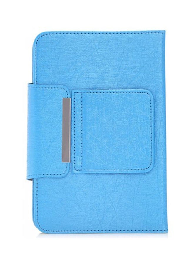 نيبمينينت حافظة حماية ولوحة مفاتيح وقلم ستايلس 3 في 1 للجهاز اللوحي بمقاس 9/10 بوصة أزرق وأبيض - Image 2