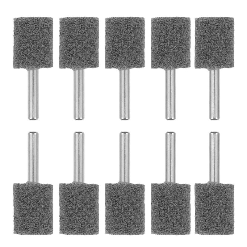 10pcs Nylon Fiber Buffing Wheels Rotary Tool Accessories 6mm Shank Cylinder Polishing Heads for Drill Metal Polishing and Mold Finishing - Image 1