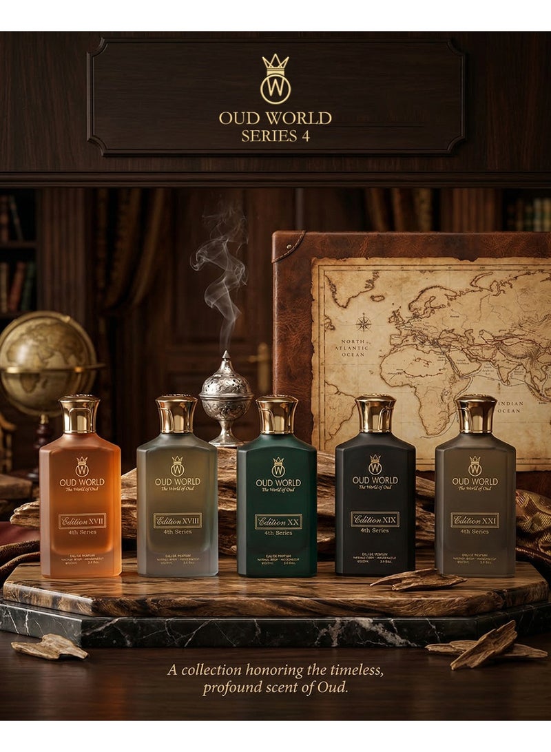 Oud World عرض سلسلة 4 من عود وورلد المميزة | مجموعة من 5 × 100 مل | عطور عربية شرقية طويلة الأمد - Image 3