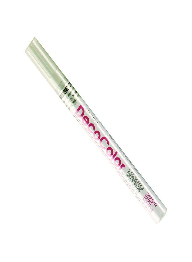 قلم طلاء UCHIDA 200-C-SLV Marvy Deco Color ذو رأس رفيع، فضي، قطعة واحدة (عبوة من قطعة واحدة)