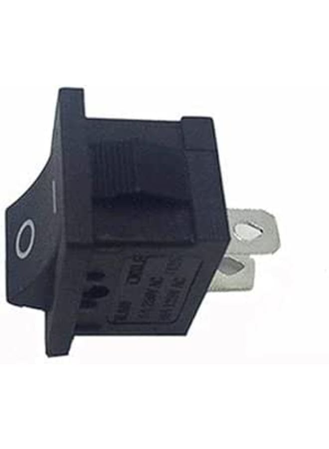 15 Pcs AC 6A/250V 10A/125V 2 Solder Lug SPST On/Off Mini Boat Rocker Switch Car Auto Boat Round Rocker 2Pin Toggle SPST Switch Snap