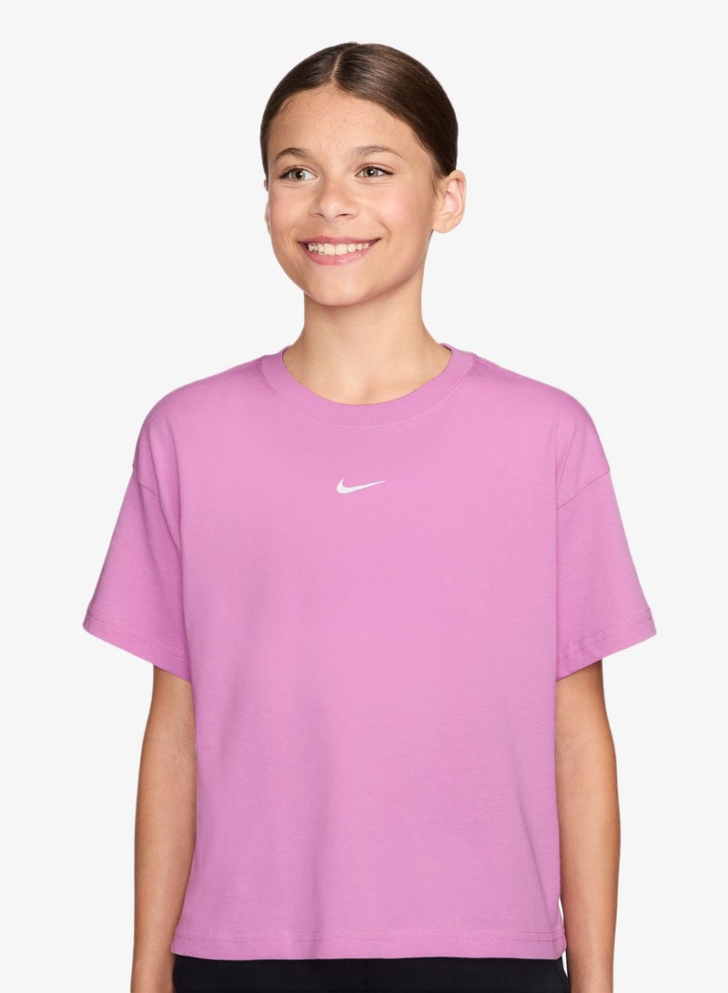 نايكي تيشيرت بوكسي أساسي للشباب - Image 1