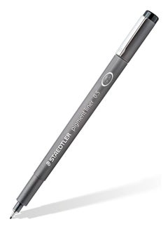 STAEDTLER 8-Piece Fineliner Pigment Liner Black Ink  - Image 3