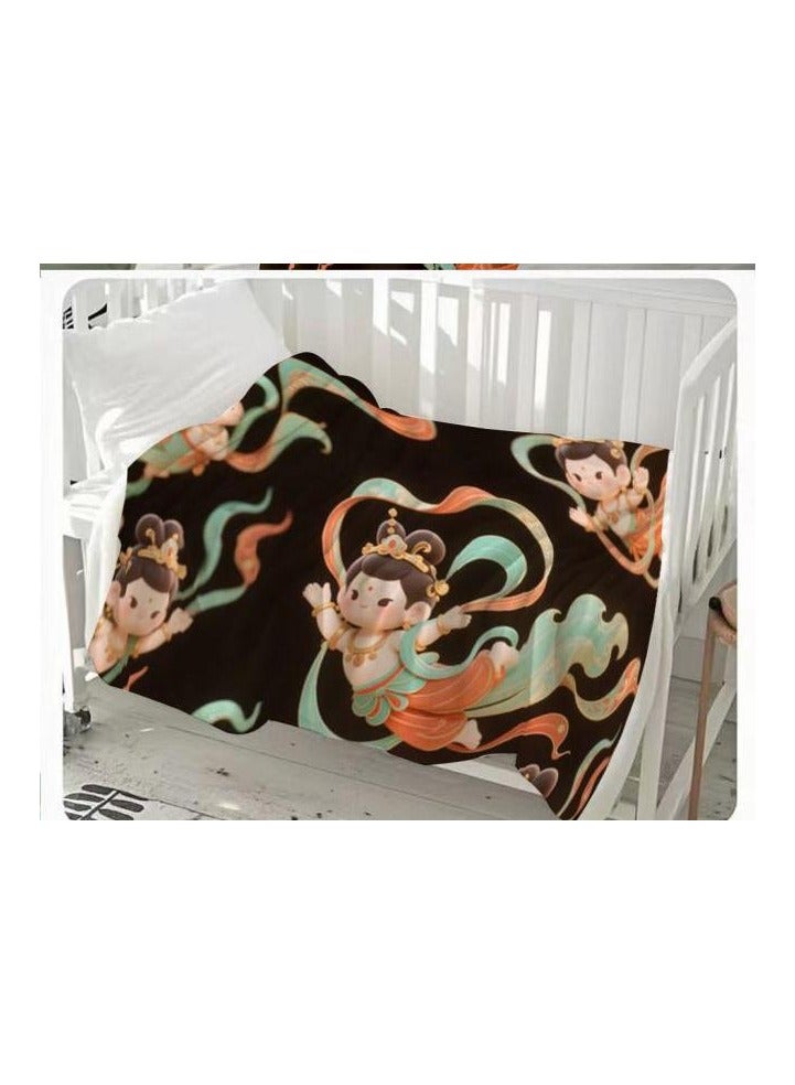 general Flannel thin blanket (warm and comfortable, suitable for sleep, gaming, dust removal and sandproof) 150cm*200cm - 432 - Image 3