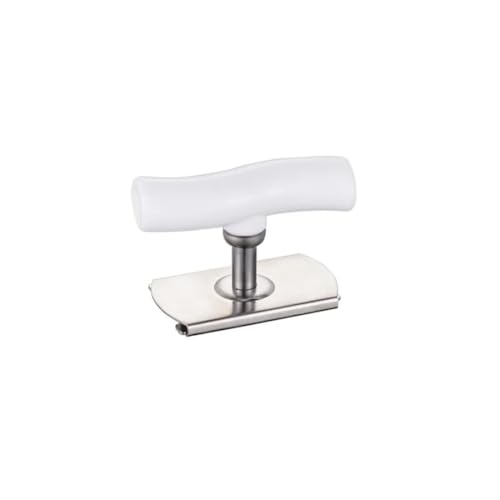 Digital Shoppy Adjustable Jar Opener, White, Stainless Steel and Plastic, Kitchen Accessories, Can and Bottle Opener with Labor-Saving Cap Screw - Image 1