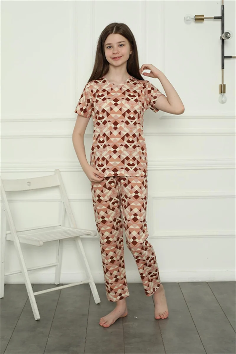 Akbeniz Mother Daughter Family Cotton Pajama Set Sold Separately. Prices are Different 50103