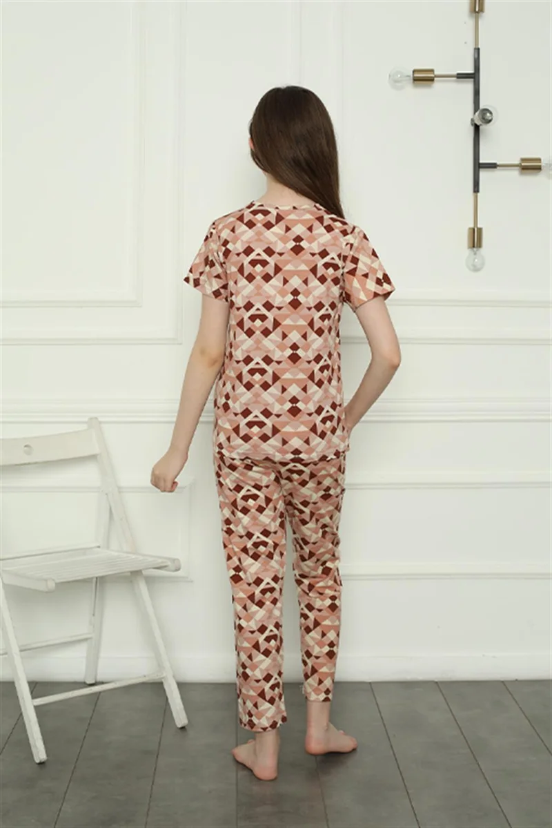 Akbeniz Mother Daughter Family Cotton Pajama Set Sold Separately. Prices are Different 50103