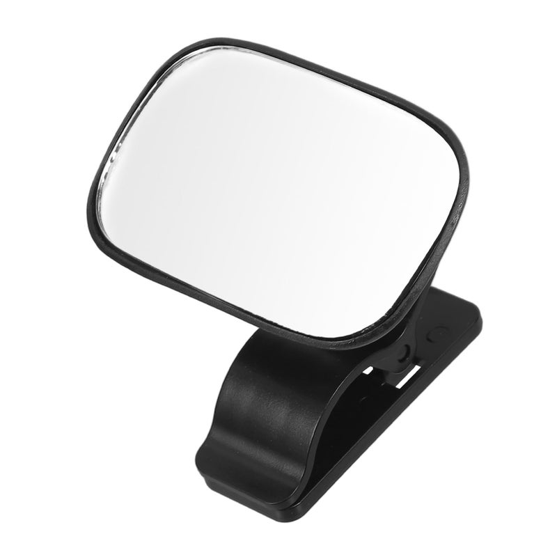 Adjustable Rear Facing Car Seat Mirror with Clip Shatterproof Glass Wide View for Monitoring - Image 2