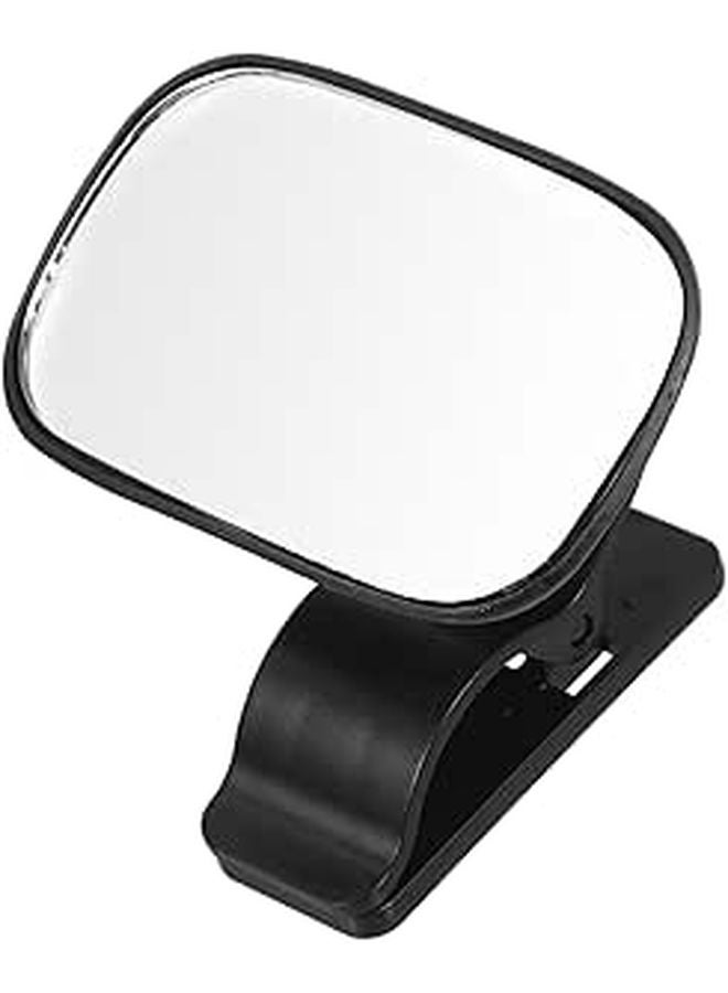 Adjustable Rear Facing Car Seat Mirror with Clip Shatterproof Glass Wide View for Monitoring - Image 1