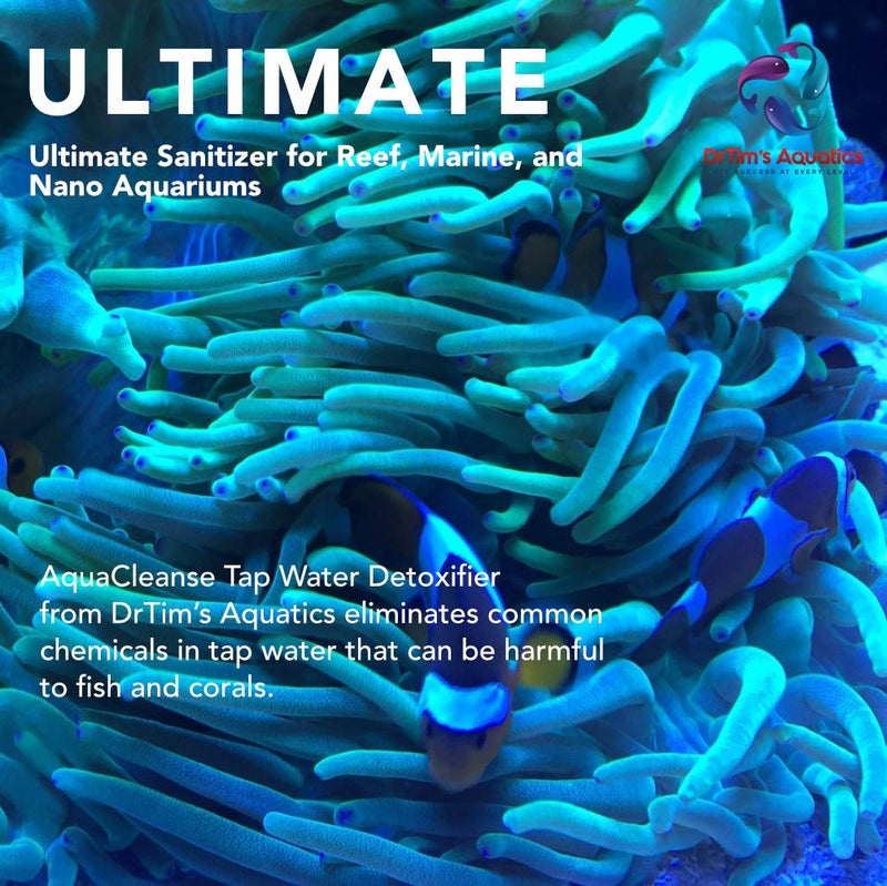 DrTim's Aquatics DrTimâ€™s Aquatics AquaCleanse for Reef Aquariums â€“ 8 oz â€“ Tap Water Detoxifier, Dechlorinator & Ammonia Reducer for New and Cycled Fish Tanks - Image 3