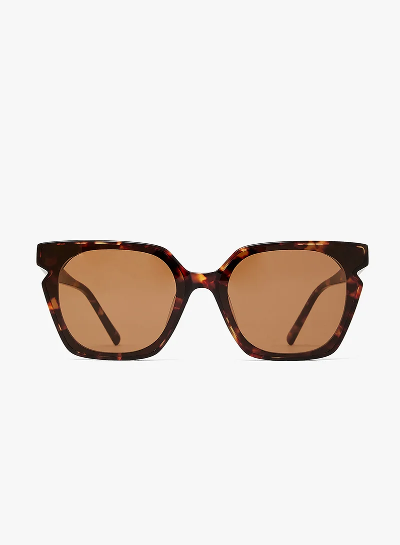 KAREN WAZEN Gaia Square Sunglasses