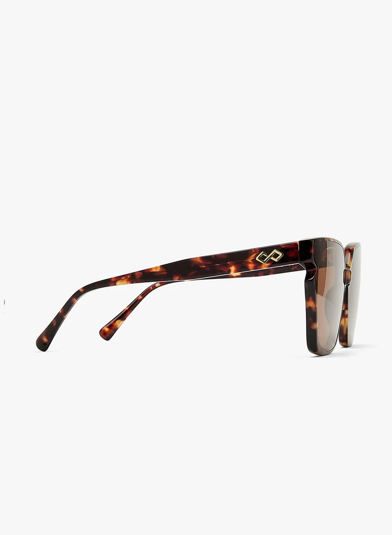 KAREN WAZEN Gaia Square Sunglasses