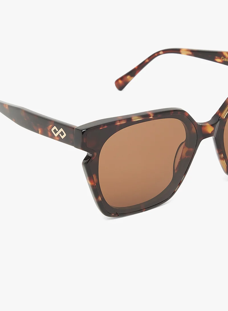 KAREN WAZEN Gaia Square Sunglasses