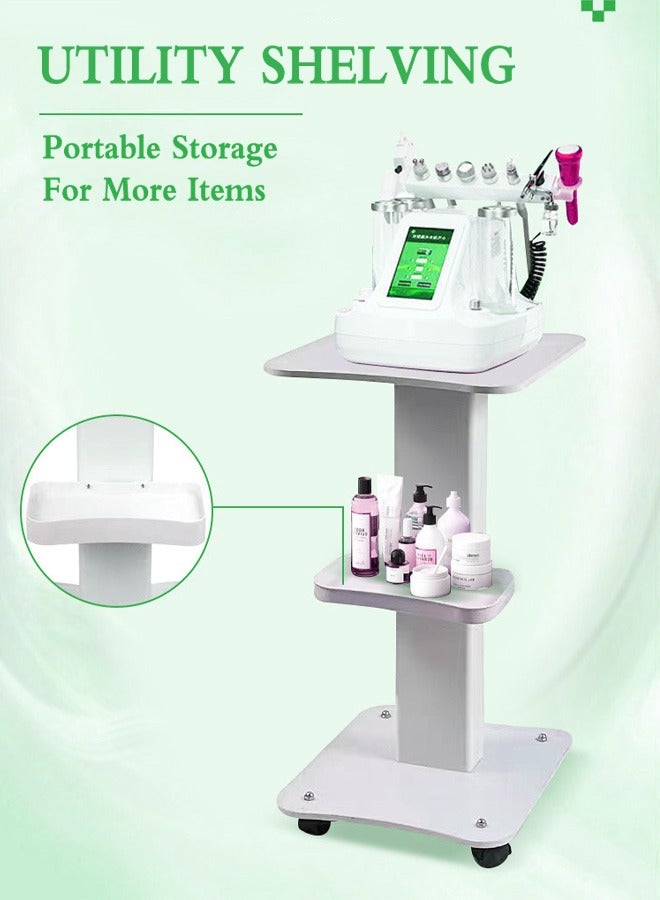 Generic Beauty Salon Trolley Cart, Aluminum Alloy Salon Spa Rolling Trolley Stand Mobile Cart with Wheel  - Image 5