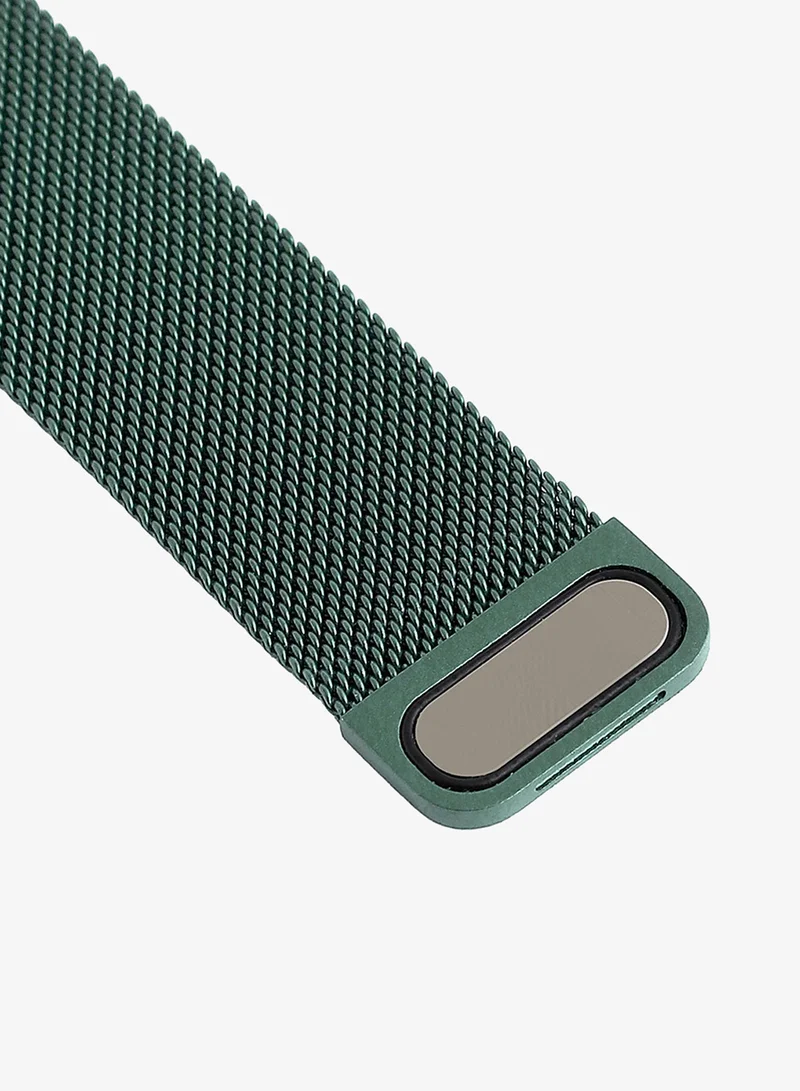 Haute Sauce  Solid Casual Mesh Strap Alloy Apple Watch Strap | 42mm/44mm/45mm for Women | Best Price UAE