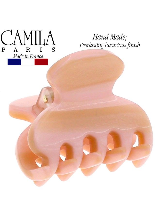 CAMILA Paris Cp3070 French Hair Clip For Women Handmade Pink Small Girls Hair Claw Clips Jaw Durable Styling Hair Accessories For Women Strong Hold No Slip Grip Made In France - Image 5