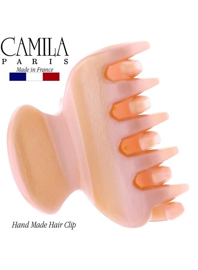 CAMILA Paris Cp3070 French Hair Clip For Women Handmade Pink Small Girls Hair Claw Clips Jaw Durable Styling Hair Accessories For Women Strong Hold No Slip Grip Made In France - Image 3