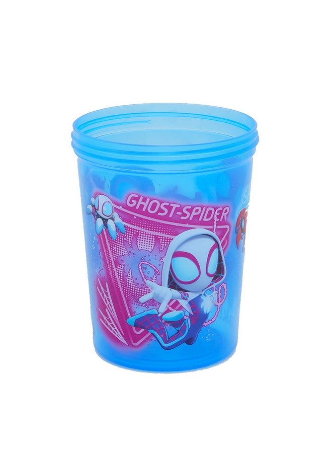 SPIDERMAN Spidey and His Amazing Friends Sippy Cup Set for Kids - Spiderman Drinking Cups Bundle with 2 Spidey BPA-Free, Sippy Cups with Lid and Straw Plus Stickers for Toddlers | Spidey and Friends Sippy Cups - Image 4