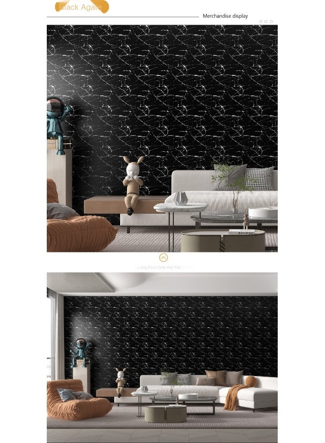 Anna 45cm x 10m Waterproof Decorative Wallpaper for Home Bedroom and Living Room Wall - Image 4