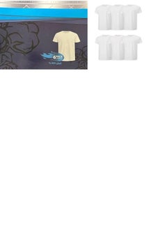 Generic Round half sleeve T-shirt, 100% cotton, Egyptian made (6 pieces).  - Image 1
