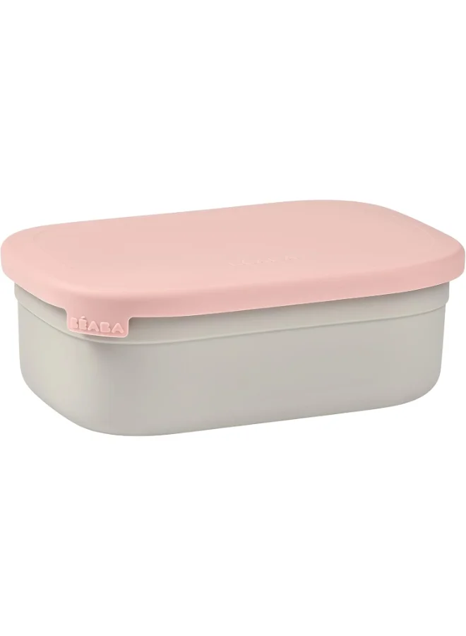 BEABA Stainless Steel Lunch Box Velvet Grey /Dusty Rose