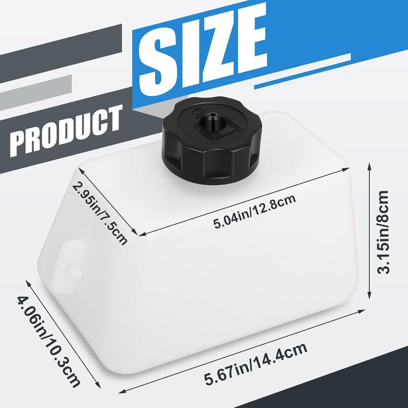 Podoy Mini Bike Gas Tank For Quad Dirt Pocket Atv Scooter 2 Stroke 43cc 45cc 47cc 49cc Fit 1/4 Fuel Line - Image 4