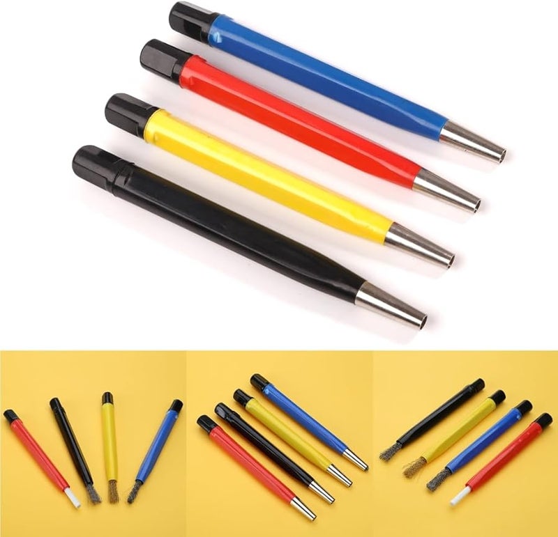 LL C Scratch Brush Pen Set Multi Function Removing Corrosion Rust Jewelry Pre Polishing Sanding - Image 3