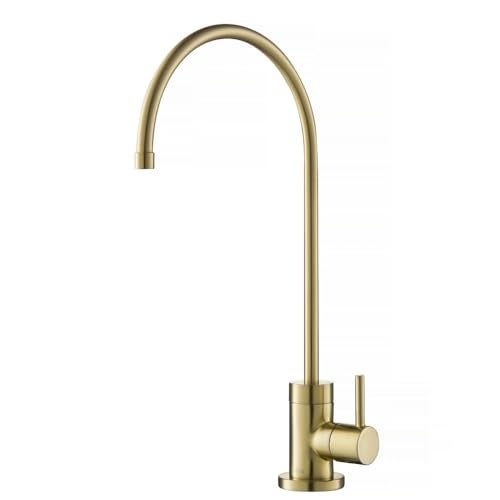 KRAUS Purita 100% Lead-Free Kitchen Water Filter Faucet in Spot Free Antique Champagne Bronze, FF-100SFACB - Image 1