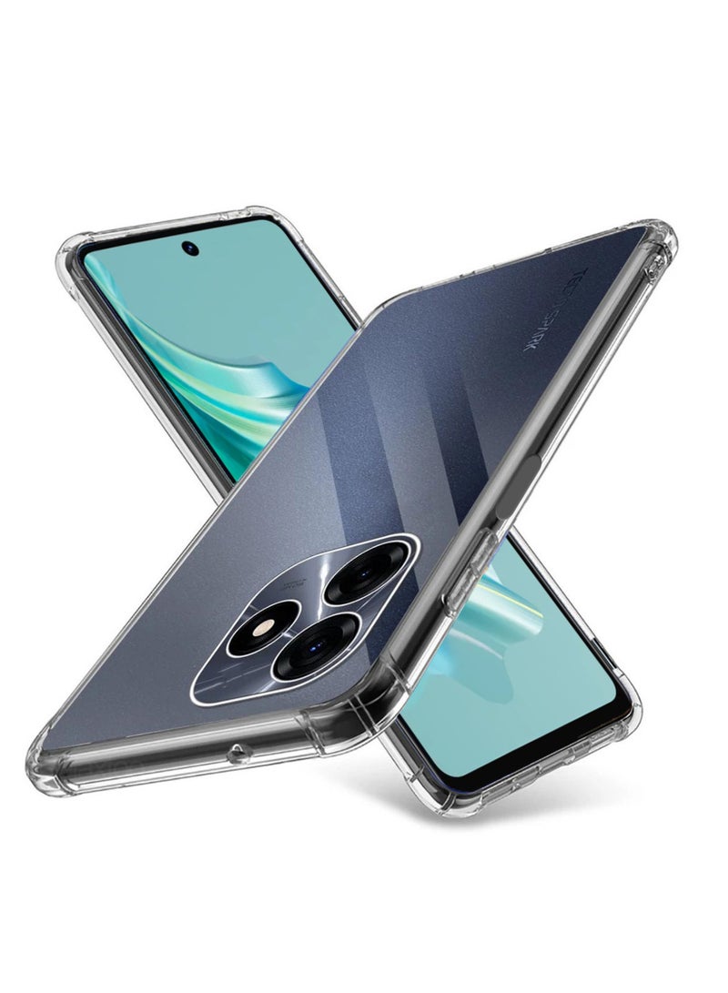 Techie غطاء حماية شفاف من TPU بومبر كورن مع حماية عدسة الكاميرا - Image 1