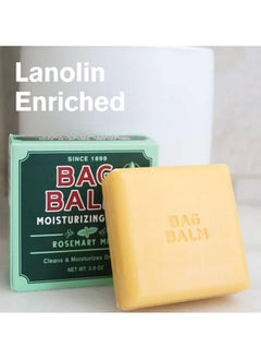 Bag Balm Bar Soap, Mega Moisturizing, Rosemary Mint, 3.9Oz Per Bar (4 Pack)  - Image 3