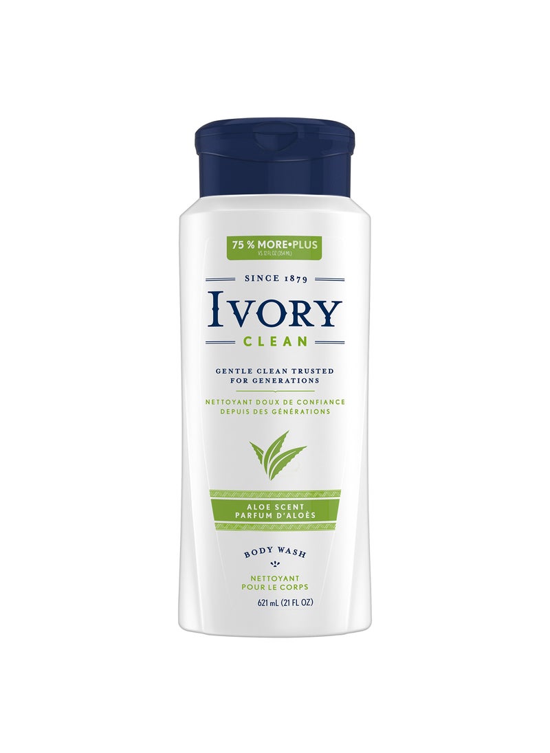 Ivory - Ivory Clean Aloe Body Wash 21 oz Packaging may Vary - Image 1