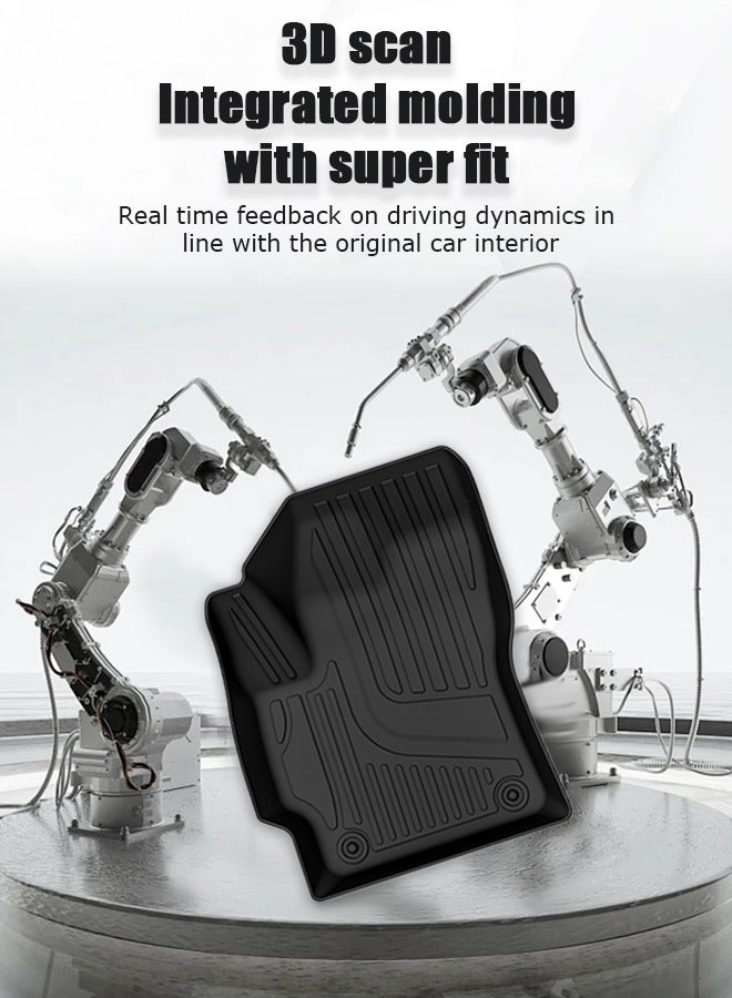 Car mat, suitable for Toyota Corolla hybrid, 2019-2025 model, material: TPE wear-resistant, waterproof, easy to clean, high-end. - Image 2