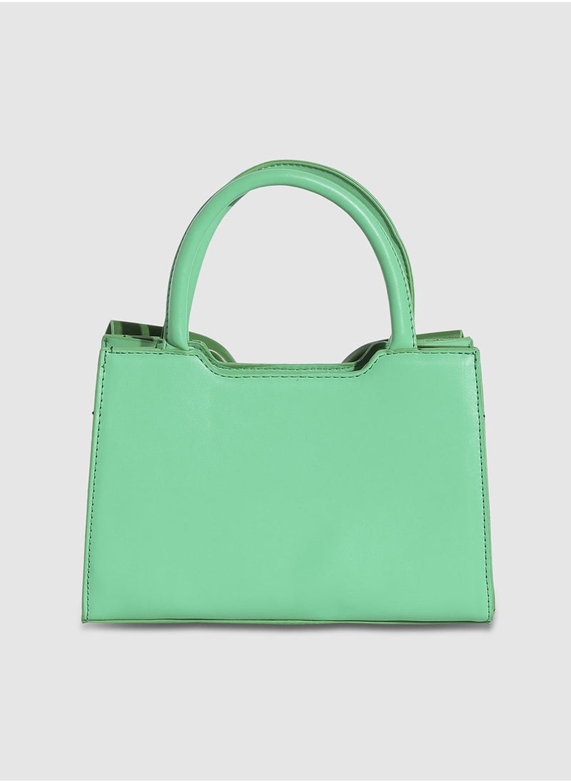 Haute Sauce Bow Mini Handbag - Green  - Image 3