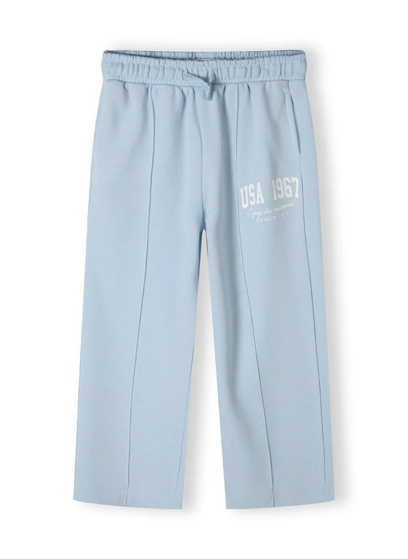 MINOTI Kids Girls Tracksuit Set with Printed Hoodie and Wide-Leg Pants