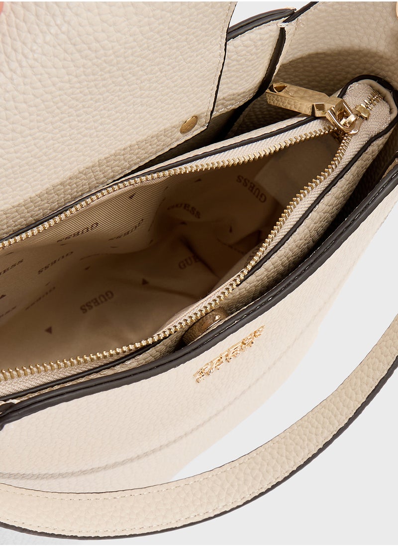 GUESS Brenton Girlfriend Satchel  - Image 5