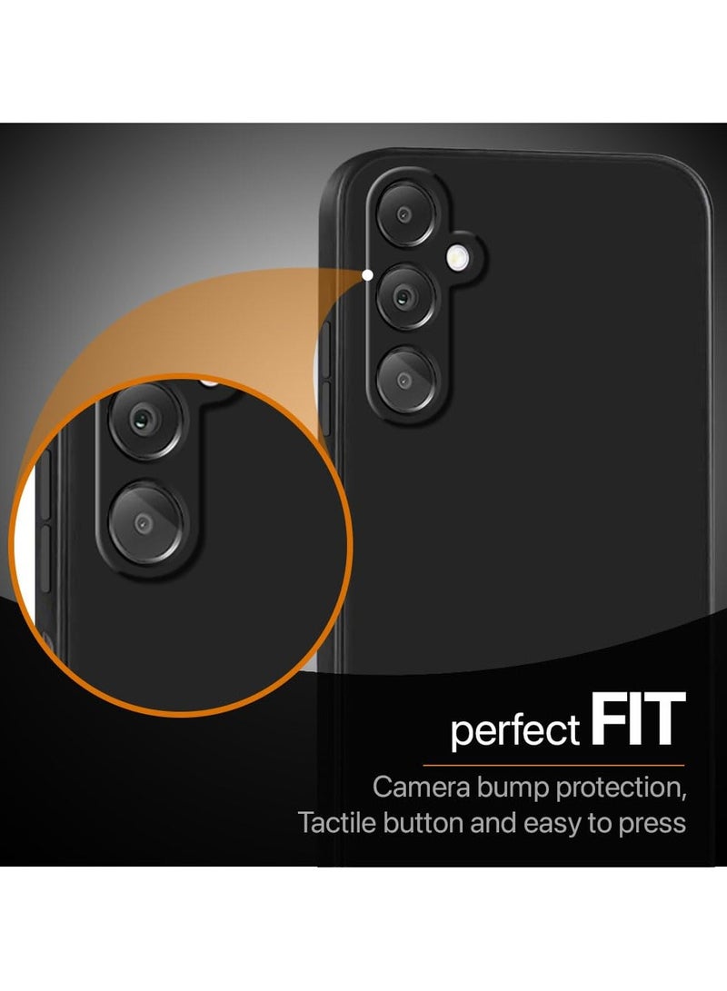 Case for Samsung Galaxy A05s Soft Flexible TPU Slim Back Cover Matt Black Protective Case designed for Samsung Galaxy A05s - Image 3