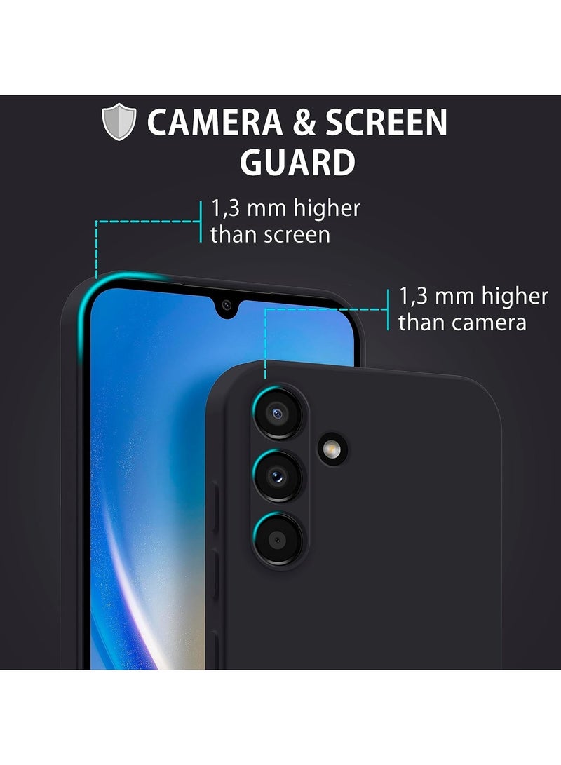 Case for Samsung Galaxy A05s Soft Flexible TPU Slim Back Cover Matt Black Protective Case designed for Samsung Galaxy A05s - Image 2