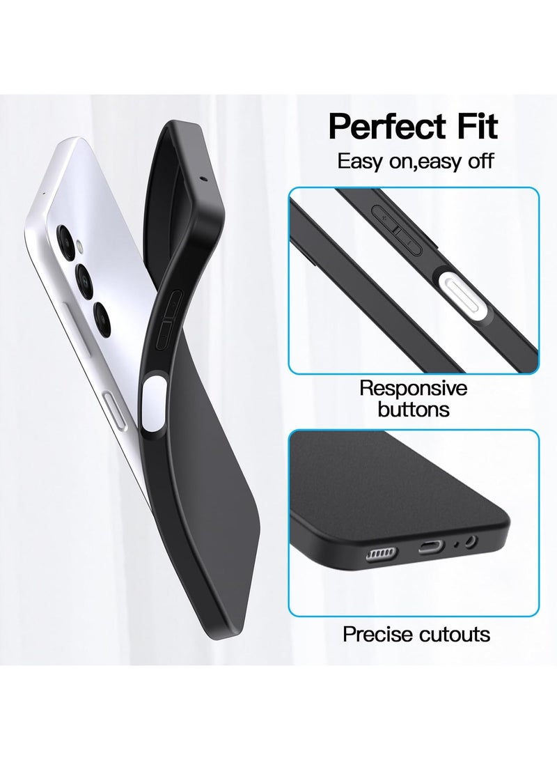 Case for Samsung Galaxy A05s Soft Flexible TPU Slim Back Cover Matt Black Protective Case designed for Samsung Galaxy A05s - Image 4