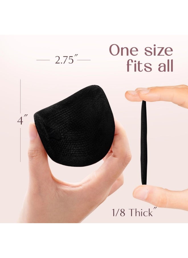 Meetion Ball of Foot Cushions for Women, High Heel Metatarsal Pads Women, All Day Comfort Inserts, High Heel Pain Relief, Foot Pads for Balls of Feet, One Size Fits All (Black, 4)  - Image 5