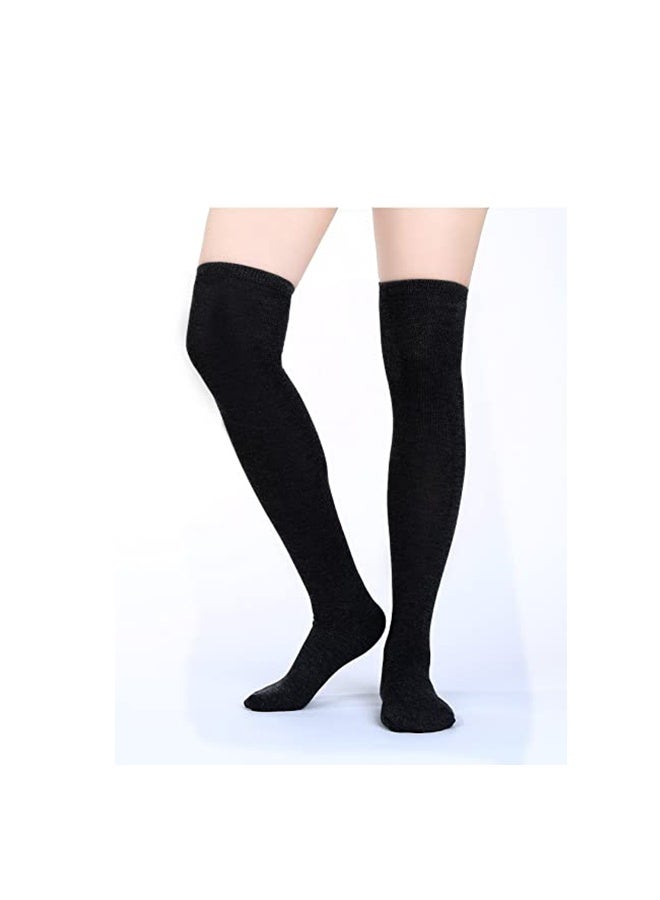Women Knee Socks High Socks High Thigh Stockings for Cosplay Halloween Party Daily Wear - Image 2