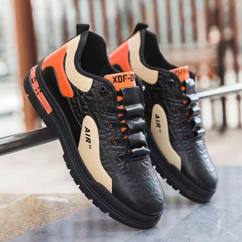 2025 Spring, Summer, And Autumn New Men'S Cotton Shoes, High-Top Warm Casual Sneakers, Versatile Lace-Up Men'S Shoes, British Style Lightweight - Image 4