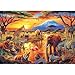 MINIWAN African Savannah Sunset Wildlife Puzzles for Adults 1000 Pieces Mount Kilimanjaro African Animals Jigsaw Puzzle Gift for Safari Nature Lovers 275x197 Inch - Image 2