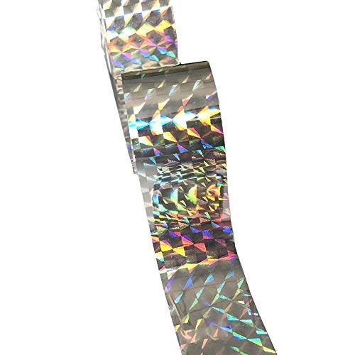 GOETOR Bird Scare Tape Ribbon Flash Double Sided Reflective Ribbon 298 Feet - Image 2