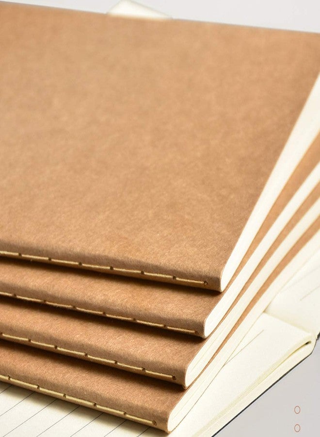 XYark Large Dot Grid Notebook Journals Bulk with Thick Dotted Grid Paper, 60 Pages, 8.5x11 inch, Composition Diary Subject Notebooks Planner for Travelers Students Office, Kraft Journal Set, 12 Pack - Image 4