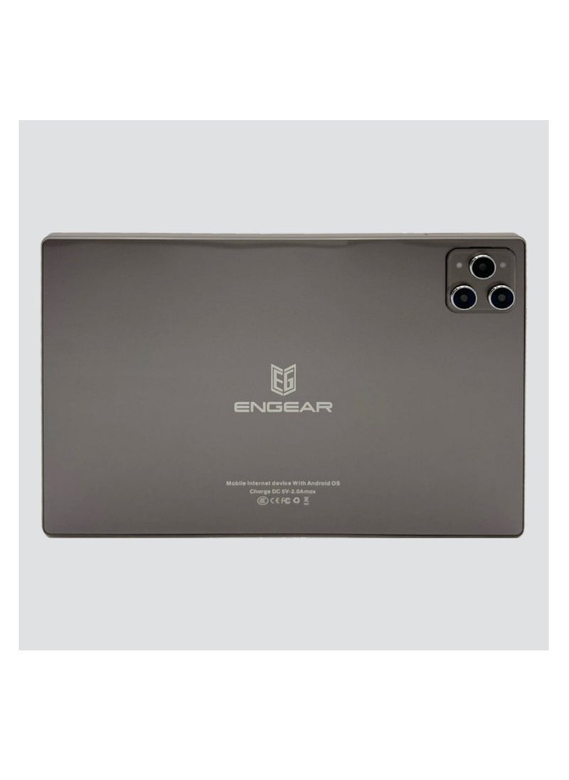 انجير - تابلت ذكي ENGEAR مقاس 10.1 بوصة EG-X10 يعمل بنظام Android 12 Tab مع ذاكرة وصول عشوائي 512 جيجابايت وذاكرة وصول عشوائي 12 جيجابايت رباعي النواة وواي فاي 5G LTE ثنائي الشريحة - Image 1